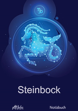 Sternzeichen Steinbock Notizbuch | Designed by Alfred Herler