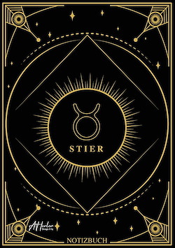 Edles Notizbuch Sternzeichen Stier | Designed by Alfred Herler